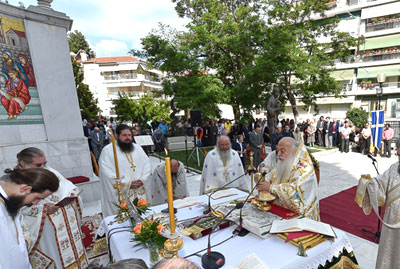 Η έναρξη των επετειακών Κ΄Παυλείων με αρχιερατική Θεία Λειτουργία στο Βήμα του αποστόλου Παύλου