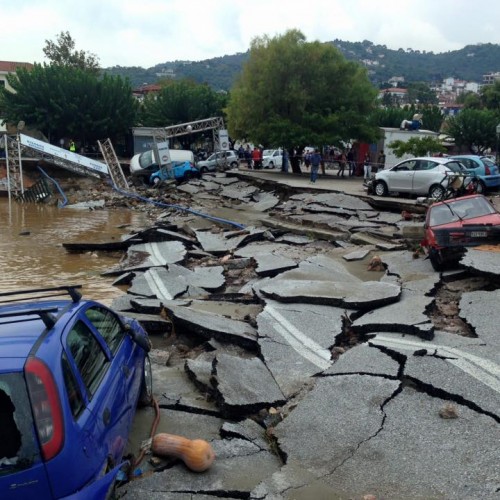 Εικόνες βιβλικής καταστροφής στη Σκόπελο –video - photo