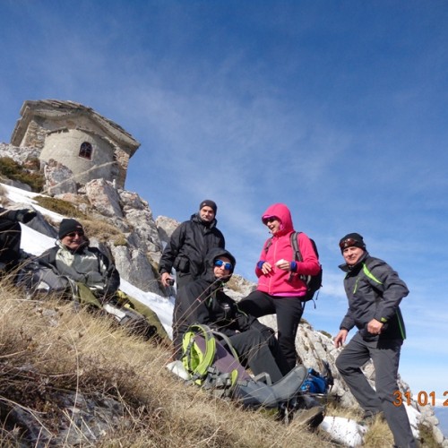 Ορειβατική ομάδα Βέροιας «Τοτός». Εξόρμηση από τον Αγ. Νικόλαο Νάουσας   στην κορυφή Αγ. Πνεύμα