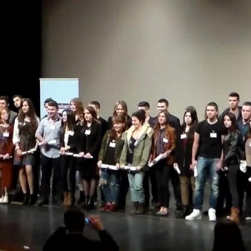 Η βράβευση 81 αριστούχων απόφοιτων σχολείων της Μακεδονίας από τη Eurobank,  Βέροια  Παρασκευή  11 Νοεμβρίου 2016