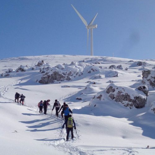 Στις χιονισμένες πλαγιές του Βερμίου η Ορειβατική Ομάδα Βέροιας "Τοτός"